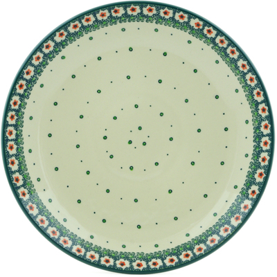 Polish Pottery Dinner Plate 10&frac12;-inch Wildflower Seeds