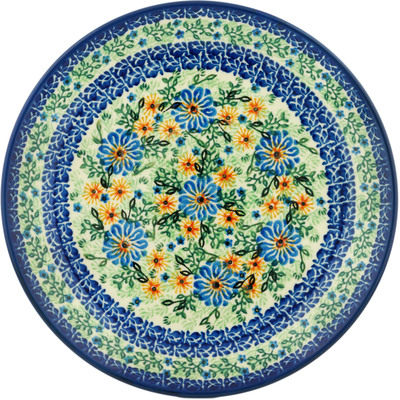Polish Pottery Dinner Plate 10&frac12;-inch Wildflower Walk UNIKAT