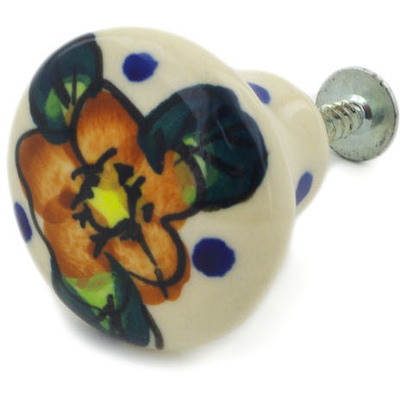 Polish Pottery Drawer knob 1-1/5 inch Natural