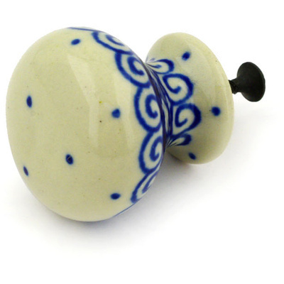 Polish Pottery Drawer knob 1-3/8 inch Light Hearted