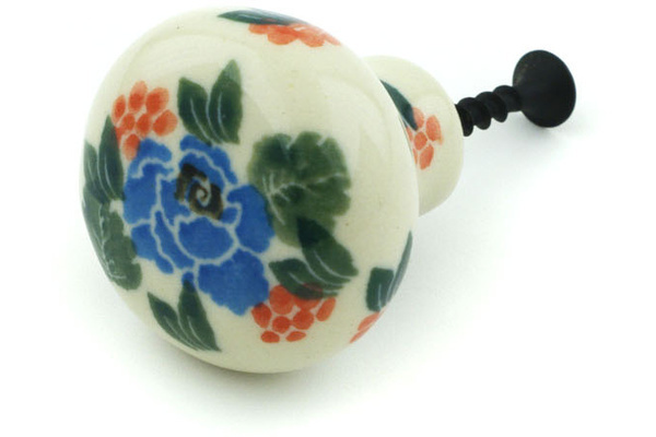 Polish Pottery Drawer Pull Knob 1 Burst Of Color