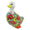 Polish Pottery Duck Figurine 12&quot; Meadow Sights UNIKAT