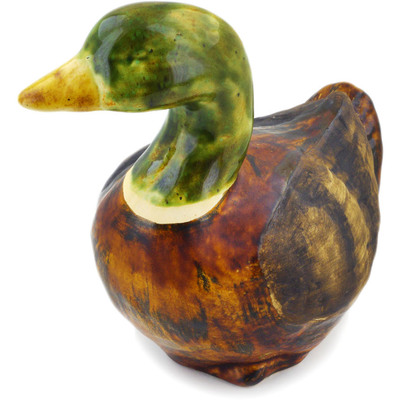 Ceramic Duck Figurine 8&quot; Nature