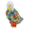 Polish Pottery Duck Figurine 9&quot; Meadow Sights UNIKAT