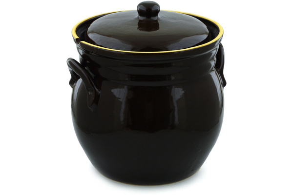 Fermenting Crock Pot 338 Oz Brown