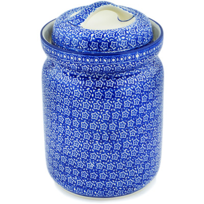 Polish Pottery Fermenting Crock with Waterseal Airlock Night Sky