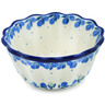 Polish Pottery Fluted Bowl 4&quot; Horse Gallop
