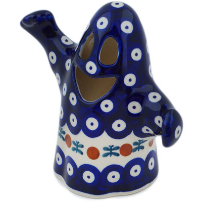 Polish Pottery Ghost Candle Holder Mosquito