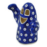 Polish Pottery Ghost Figurine 5&quot; Lovely Blue Eyes