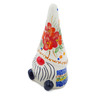 Polish Pottery Gnome Figurine 7&quot; Vermilion Clusters