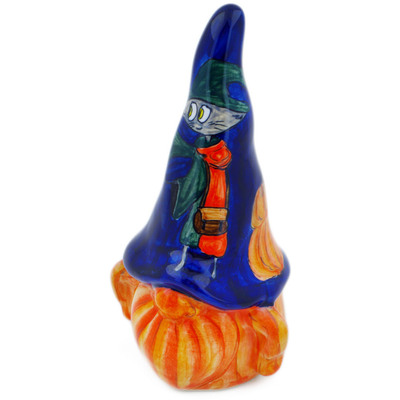 Polish Pottery Gnome Figurine 8&quot;