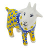 Polish Pottery Goat Figurine 6&quot; Sunshine