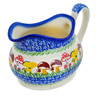 Polish Pottery Gravy Boat 19 oz Wild Mushroom Picking