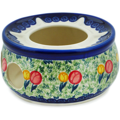 Polish Pottery Heater 6&quot; Honest Tulip UNIKAT