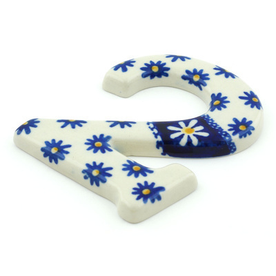 Polish Pottery House Number TWO (2) Sweet Daisy