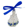 Polish Pottery House Ornament 4&quot; Tail Feathers