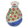Polish Pottery House Shaped Candle Holder 5&quot; Midsummer Bloom