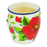 Polish Pottery Jar 11 oz Spring&#039;s Bloom UNIKAT