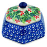 Polish Pottery Jar with Lid 4&quot; Blooming Rowan