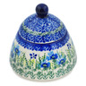 Polish Pottery Jar with Lid 4&quot; Fresh Flora