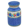 Polish Pottery Jar with Lid 7&quot; Floweret