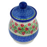 Polish Pottery Jar with Lid 8&quot; Midsummer Bloom