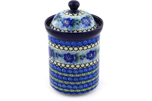 Jar With Lid 9 Blue Delight Unikat