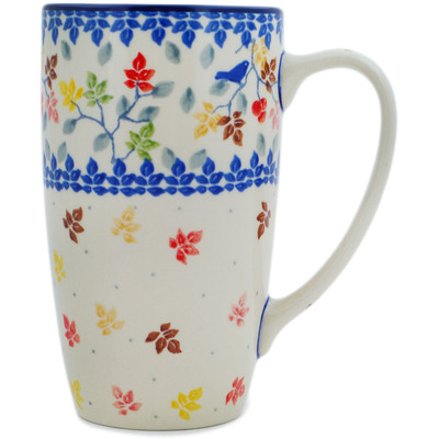 Polish Pottery Latte Mug Autumn&#039;s Arrival