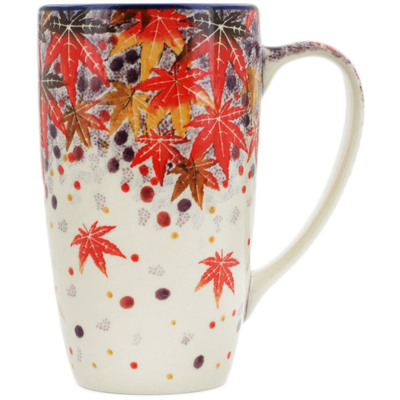 Polish Pottery Latte Mug Perfect Autumn UNIKAT