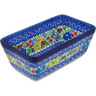 Polish Pottery Loaf Pan 8&quot; Patio Views UNIKAT