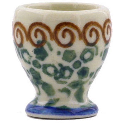 Polish Pottery Mini Goblet 1&quot; Grecian Sea