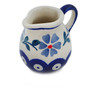 Polish Pottery Mini Jug 0&quot; Peacock Forget-me-not