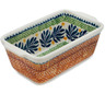 Polish Pottery Mini loaf pan Lemon Tree