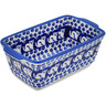 Polish Pottery Mini loaf pan Meow