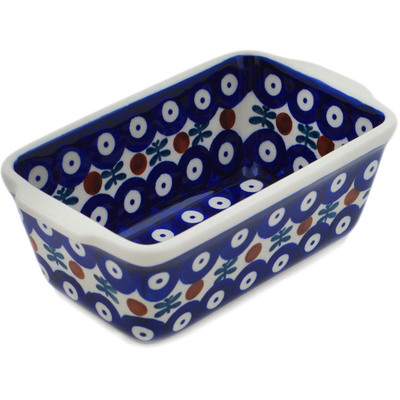 Polish Pottery Mini loaf pan Mosquito