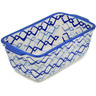 Polish Pottery Mini loaf pan Pulse UNIKAT