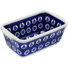 Polish Pottery Mini loaf pan Set Sail Into The Blue