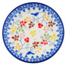 Polish Pottery Mini Plate, Coaster plate Autumn&#039;s Arrival