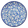 Polish Pottery Mini Plate, Coaster plate Blue Serenity