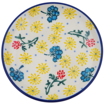 Polish Pottery Mini Plate, Coaster plate Happy Assortment