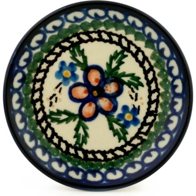 Polish Pottery Mini Plate, Coaster plate Lancaster Rose