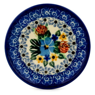 Polish Pottery Mini Plate, Coaster plate Springtime Dreams UNIKAT