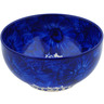 Polish Pottery Mixing bowl, serving bowl Divine Cobalt UNIKAT