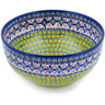 Polish Pottery Mixing bowl, serving bowl Irish Spring