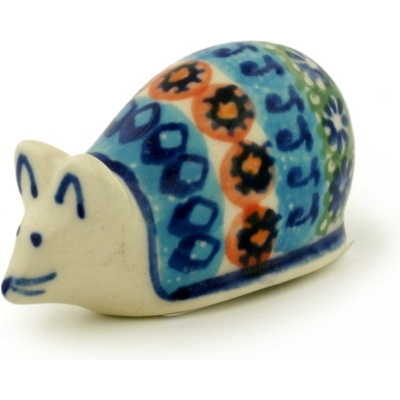 Polish Pottery Mouse Figurine 0&quot; UNIKAT