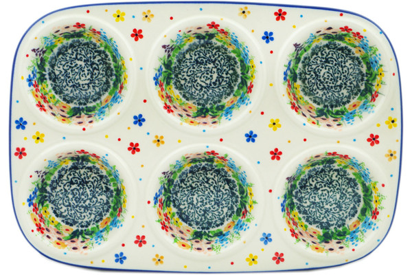 https://www.artisanimports.com/polish-pottery/muffin-pan-11-inch-colors-of-the-wind-h3363l-big_1.jpg