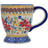 Polish Pottery Mug 0oz Summer Bouquet UNIKAT
