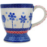 Polish Pottery Mug 0oz Winter Sights UNIKAT