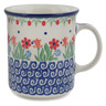 Polish Pottery Mug 10 oz Babcia&#039;s Garden