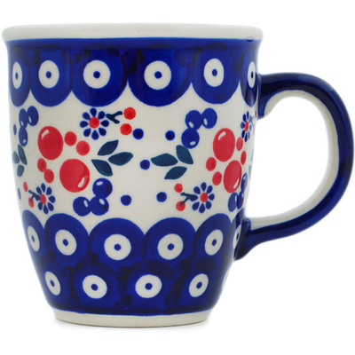 Polish Pottery Mug 10 oz Burst Of Berries